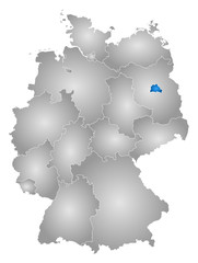 Map - Germany, Berlin