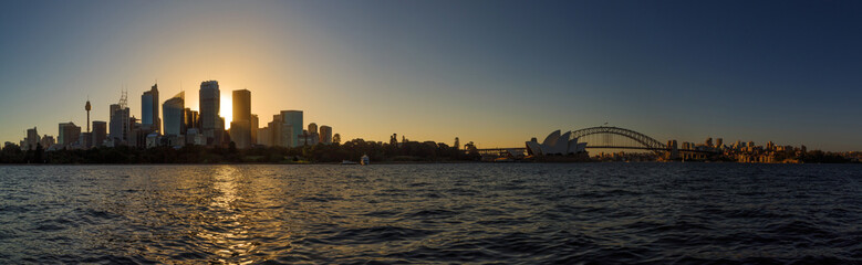 Fototapeta na wymiar Sydney Harbour Panoramic