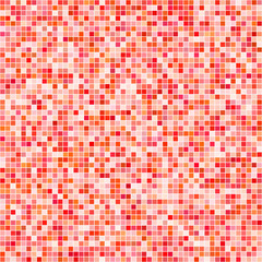 Red vector tiles mosaic background