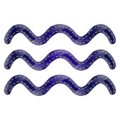 Waves sign illustration