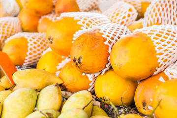 Papaya in the market