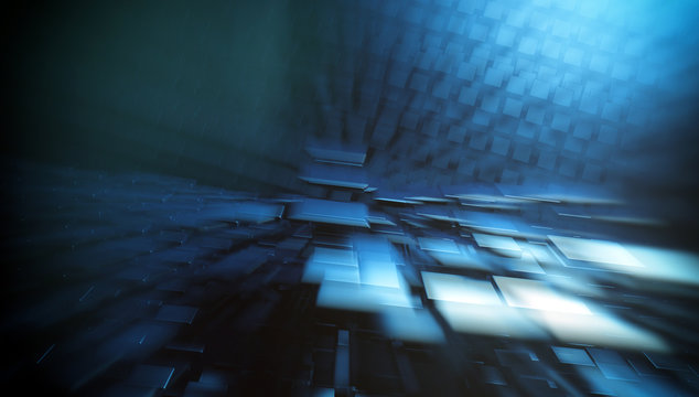 3D futuristic background 