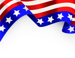 US flag background