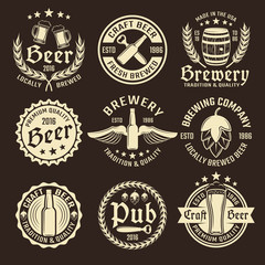Light Beer Emblem Set