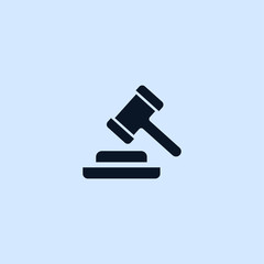 judge hammer icon