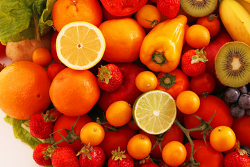 新鮮な野菜と果物