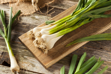 Raw Organic Spring Garlic © Brent Hofacker