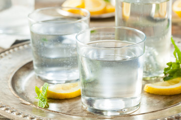 Refreshing Clear Sparkling Water