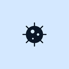 Obraz premium naval mine icon