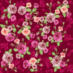 Roses pattern