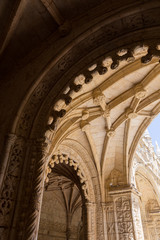 architecture details of the Monastery or Hieronymites