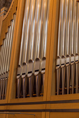 Church organ in of the Monastery or Hieronymites