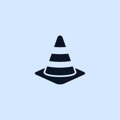 Fototapeta premium traffic cone icon