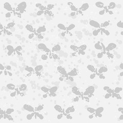 Abstract butterfly on spotted backgroud