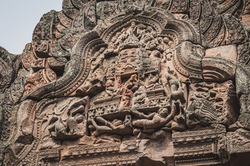 Prasat Hin Mueang Tam Hindu religious ruin located in Buri Ram Province Thailand, built around the 10th-12th century and used as a religious shrine in Hinduism.