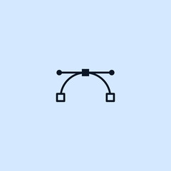 bezier curve icon