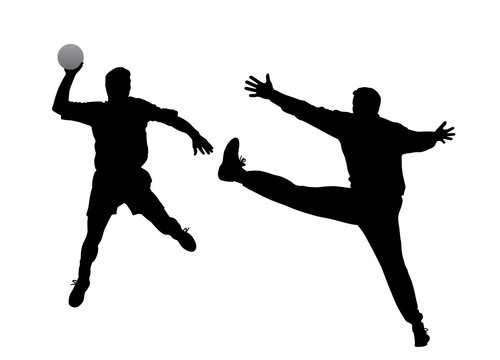 Handball player and goalkeeper