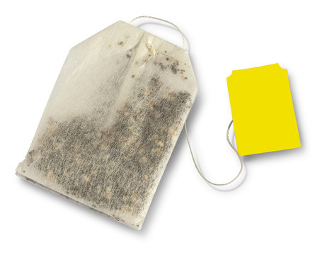 Teabag With Yellow Label