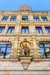 Historische Architektur in der Innenstadt von Wiesbaden