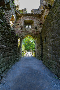 Medieval Coity Castle Inside to Out Bridgend South Wales moat draw bridge old stone building keep 