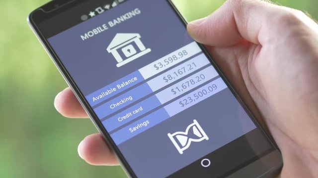 Making mobile baking transactions with a smartphone. In the U.S 56 million people, consider themselves primarily using a mobile device to access their checking accounts.