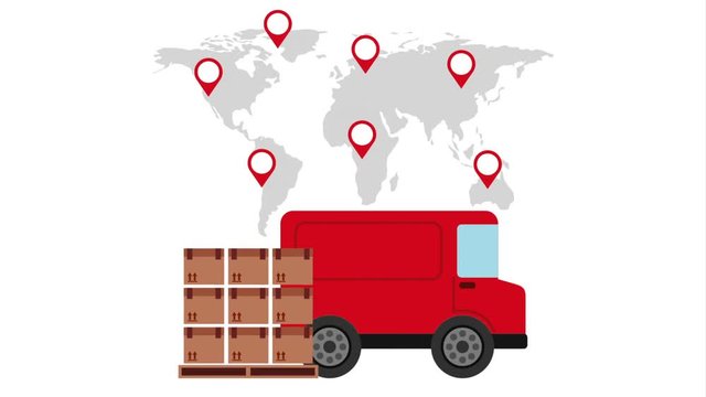 delivery service design, Video Animation
