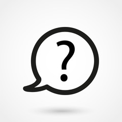 question icon vector