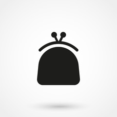 purse icon vector