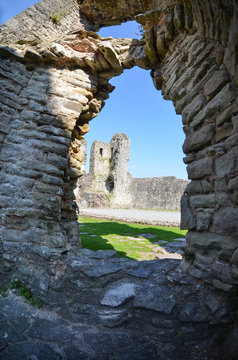 Coity Castle Window View