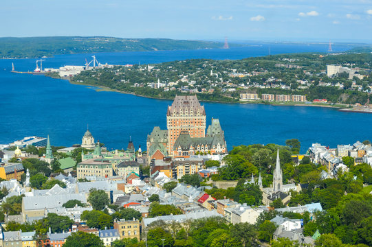 Frontenac castle in Quebec