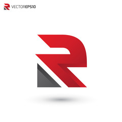 Abstract Letter R Vector Logo