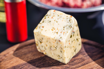 cheese, spices, Holland cheese