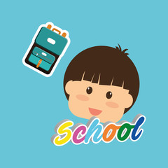 Education design. school icon. isolated illustration , vector