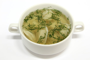 dumplings with broth