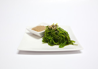 Marine cabbage salad with sauce