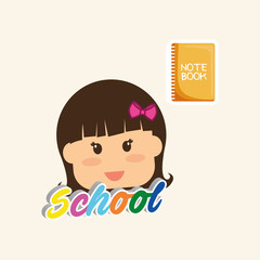 Education design. school icon. isolated illustration , vector
