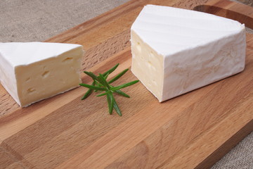 Cheese art camembert brie wooden desk