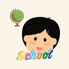 Education design. school icon. isolated illustration , vector