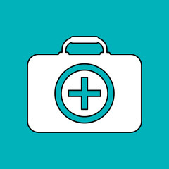 Insurance design. Safety icon. Isolated illustration