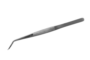 Forceps on a white background