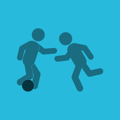 Fototapeta na wymiar soccer design. sport icon. Isolated image