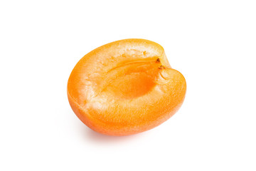 Apricot isolated on white background