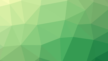 Fototapeta na wymiar Abstract green vector gradient lowploly of many triangles background for use in design