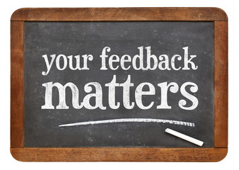 Obraz premium your feedback matters