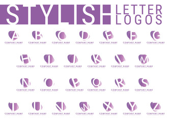 Letter Logos Collection, Creative & Stylish