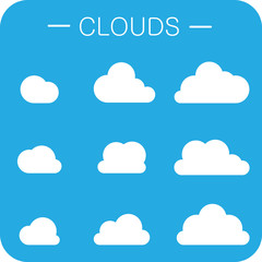 Vector clouds pack