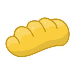 Bread isolated illustration