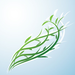 abstract floral background with place for your text. vector