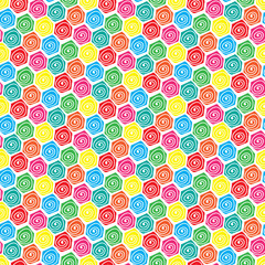 abstract swirls seamless pattern background