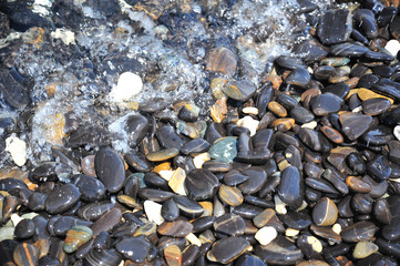 Beautiful Rocks on Beach